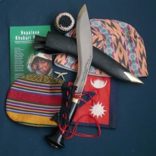 10" Chainpure leather woden/horn handle plain